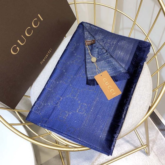 6 Color 180*70Cm Classic Tencel Cotton Material With Gold Thread Scarf Wj-985061 - Image 7