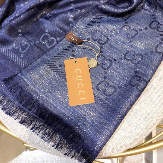 6 Color 180*70Cm Classic Tencel Cotton Material With Gold Thread Scarf Wj-985061 - Image 8