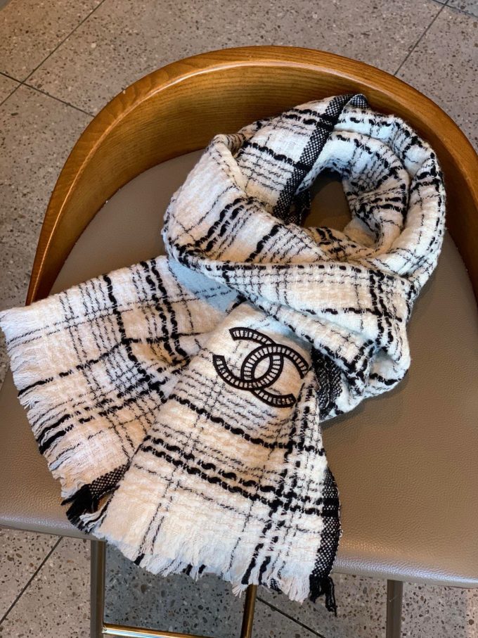 Classic Cashmere 200X45Cm Knitted Scarf Wj-985222
