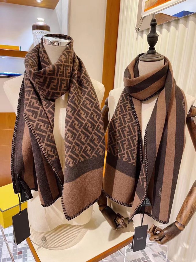 Classic Cashmere 180X32Cm Alphabets Scarf Wj-985168