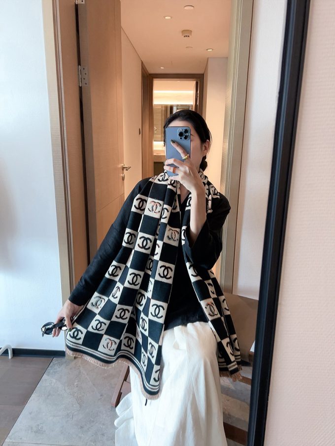 4 Color Premium 100% Cashmere Scarf Wj-922000450
