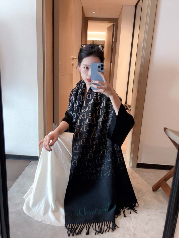 190*65Cm Fashion Double-Sided Jacquard Pattern Scarf Wj-985110 - Image 3