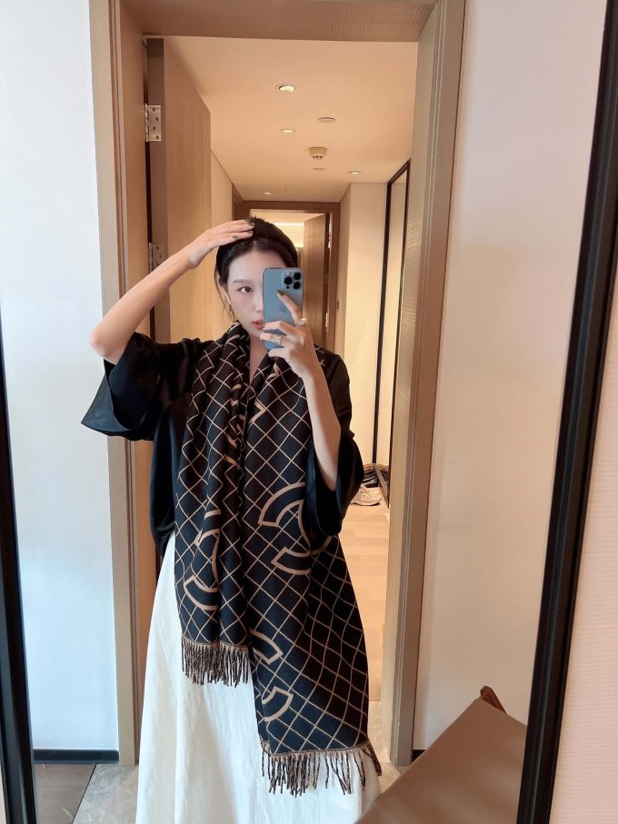 200*70Cm Fashion Cashmere Material Scarf Wj-985104 - Image 4