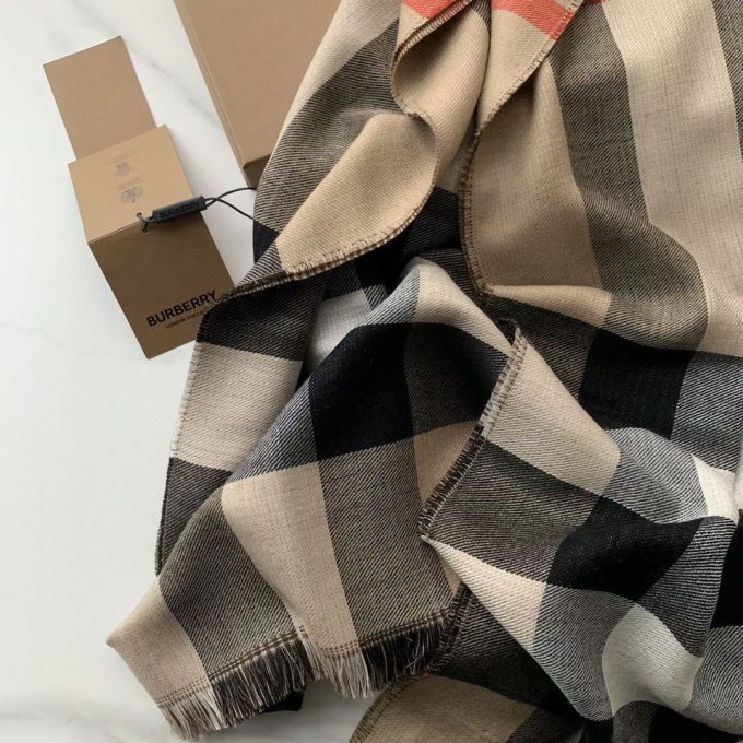 180*65Cm Fashion Autumn And Winter Premium 100% Cashmere Scarf Blanket Wj-985045 - Image 3
