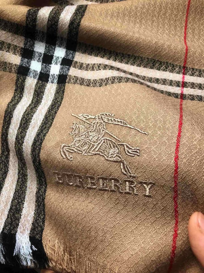 3 Color 220*70Cm Classic Tencel Cotton Material Scarf Wj-985066 - Image 3
