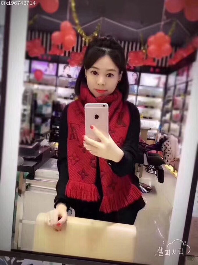 6 Color 180*32Cm Cashmere Embroidery Knitted Scarf Wj-985134 - Image 6
