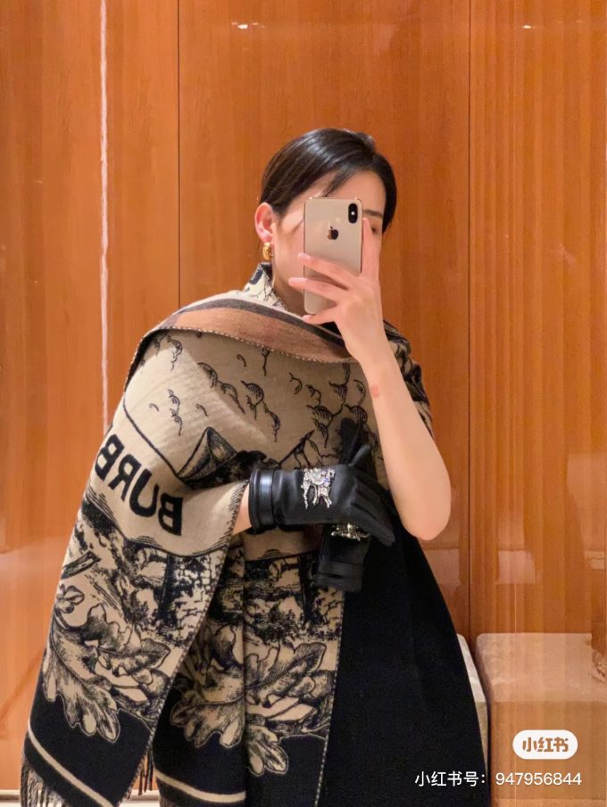 180*65Cm Fashion Autumn And Winter Premium 100% Cashmere Scarf Blanket Wj-985041 - Image 2