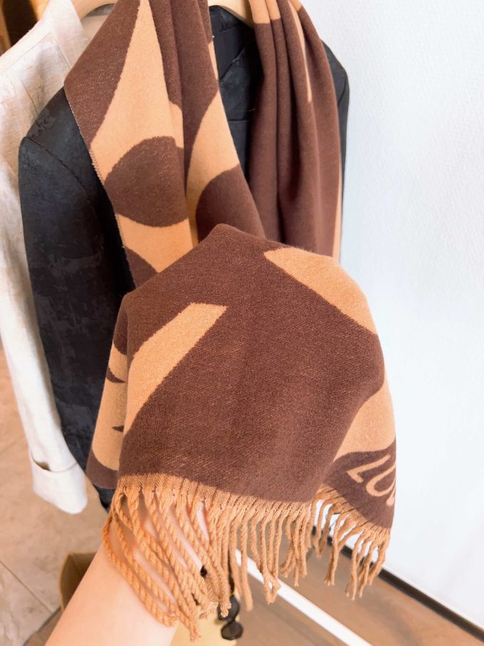 180*65Cm Fashion Rabbit Velvet Scarf Wj-985119 - Image 8