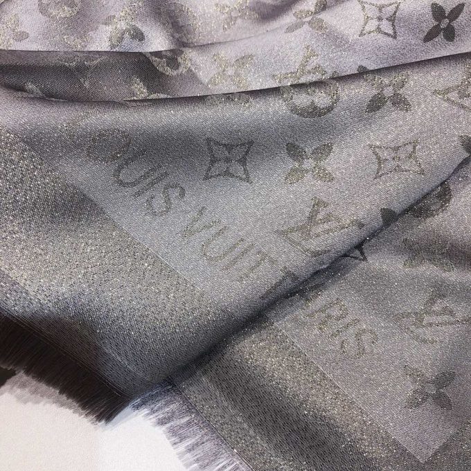 5 Color 180*70Cm Classic Tencel Cotton Material With Gold Thread Scarf Wj-985056 - Image 3