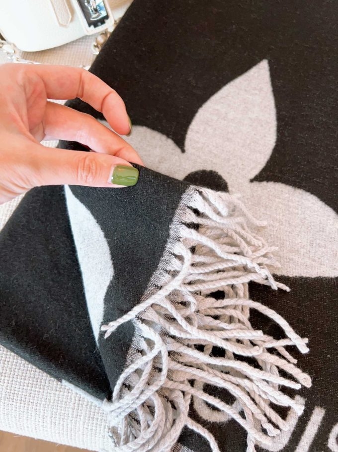 180*65Cm Fashion Rabbit Velvet Scarf Wj-985119 - Image 9