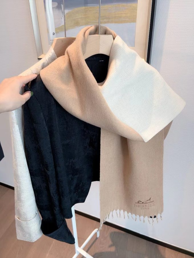 6 Color 180*30Cm Cashmere Breathable Green Scarf Wj-985121 - Image 11