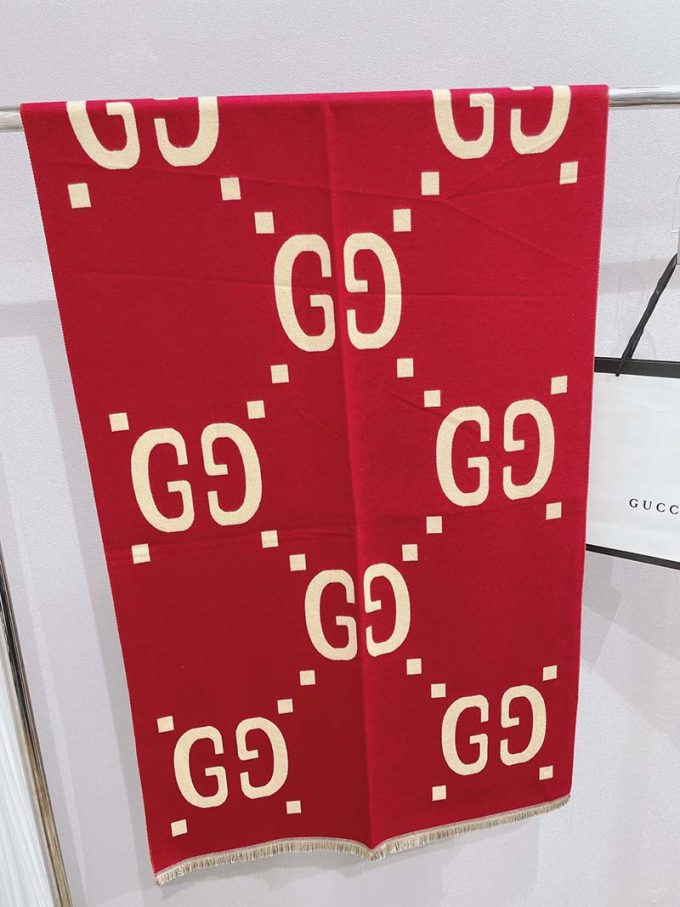 180*65Cm Double Sided Color Cashmere-Blend Cotton Scarf Wj-985007 - Image 12