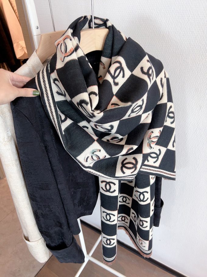 4 Color Premium 100% Cashmere Scarf Wj-922000450 - Image 7
