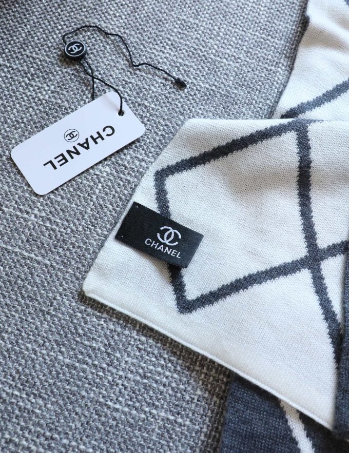 Fashion Cashmere 180X30Cm Embroidery Checks Scarf Wj-985214 - Image 4