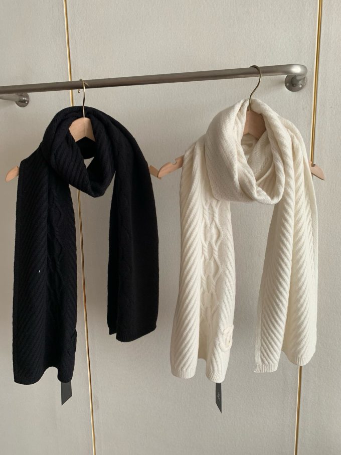 Fashion Cashmere 200X30Cm Alphabet Knitted Scarf Wj-985224 - Image 2