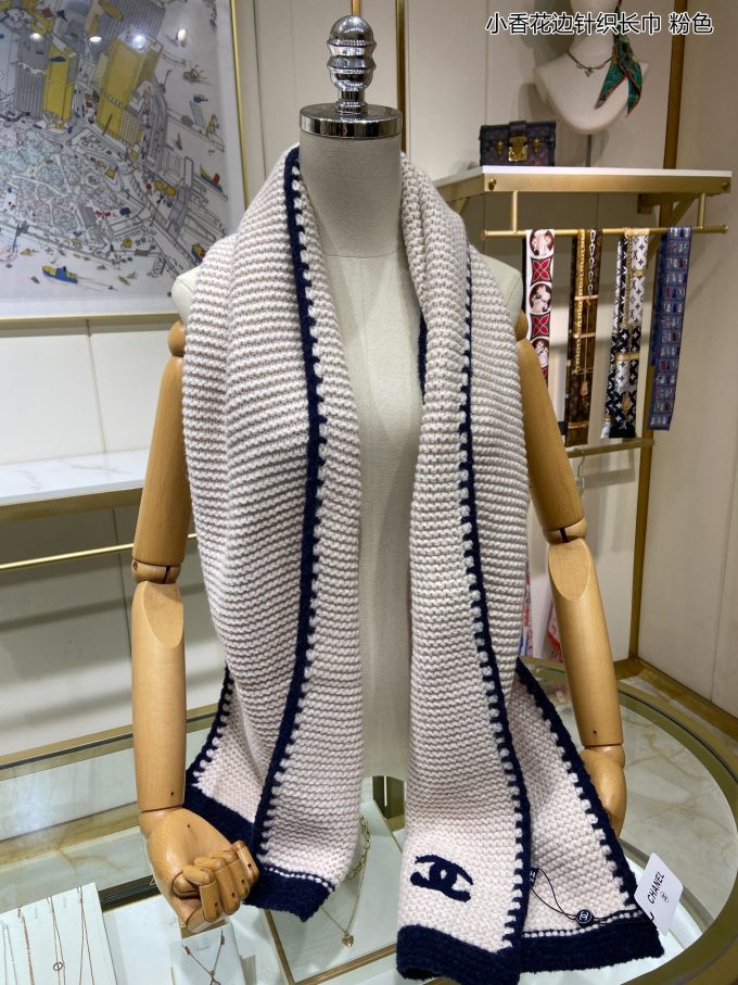 Classic Cashmere 195X35Cm Knitted Scarf Wj-985167 - Image 6