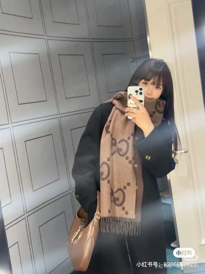 Classic Cashmere 180X65Cm Alphabets Scarf Wj-985171 - Image 5