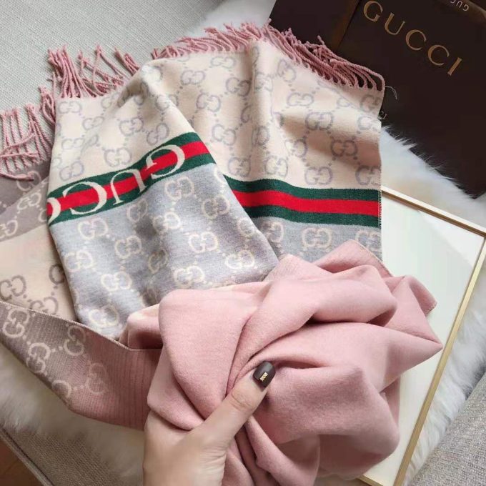 6 Color Classic Cashmere 180X65Cm Alphabets Color Gradient Scarf Wj-985170 - Image 6
