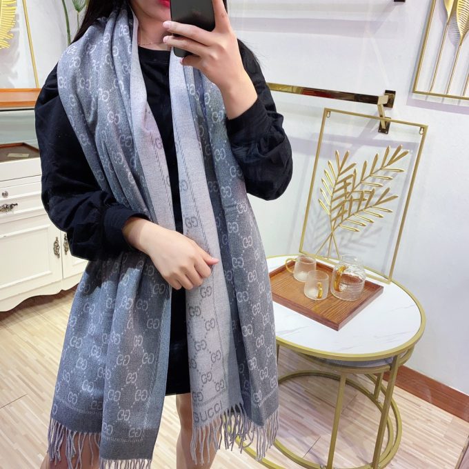 Fashion Cashmere 180X62Cm Alphabets Scarf Wj-985169 - Image 9