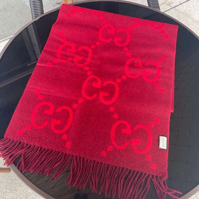 Classic Cashmere 180X65Cm Alphabets Scarf Wj-985171 - Image 7