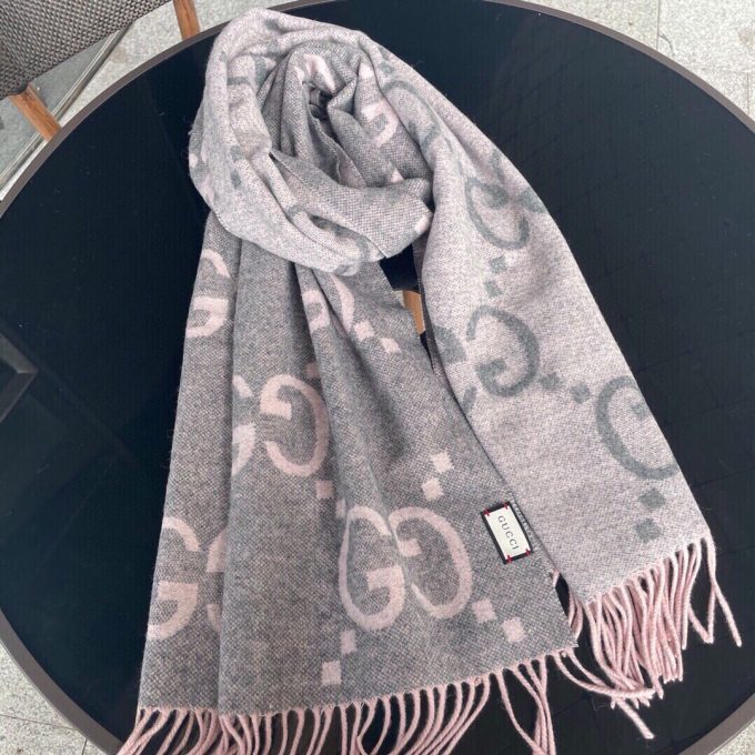 Classic Cashmere 180X65Cm Alphabets Scarf Wj-985171